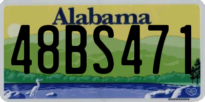 AL license plate 48BS471