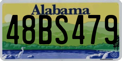 AL license plate 48BS479