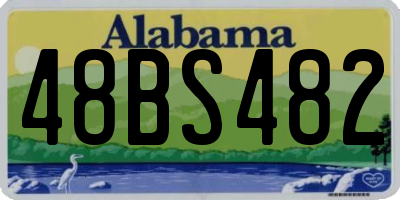 AL license plate 48BS482