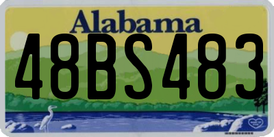AL license plate 48BS483