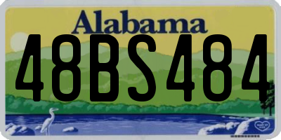 AL license plate 48BS484
