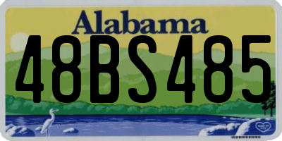 AL license plate 48BS485