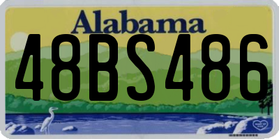 AL license plate 48BS486