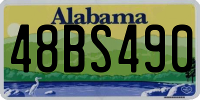 AL license plate 48BS490