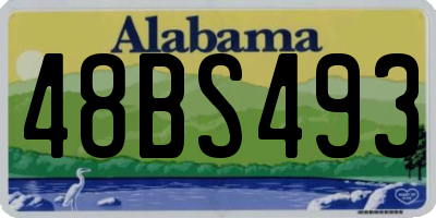 AL license plate 48BS493