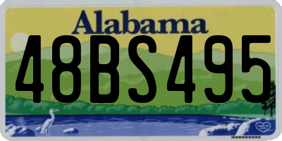 AL license plate 48BS495