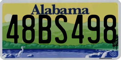 AL license plate 48BS498