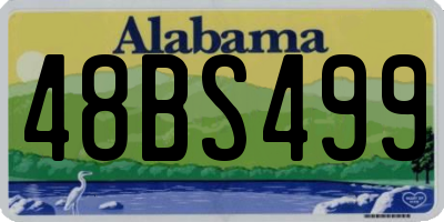 AL license plate 48BS499