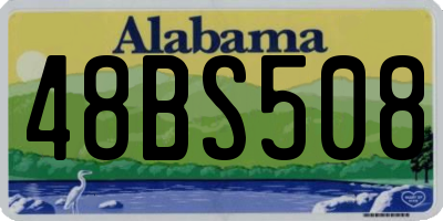 AL license plate 48BS508