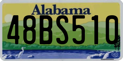 AL license plate 48BS510