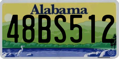 AL license plate 48BS512