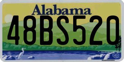 AL license plate 48BS520