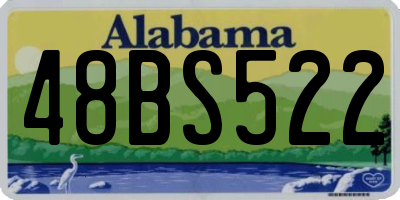 AL license plate 48BS522