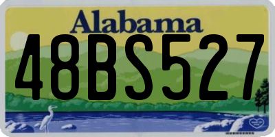 AL license plate 48BS527