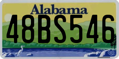 AL license plate 48BS546