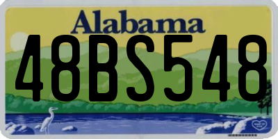 AL license plate 48BS548