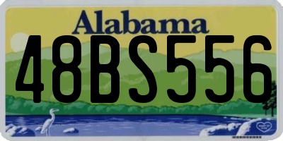 AL license plate 48BS556