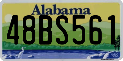 AL license plate 48BS561