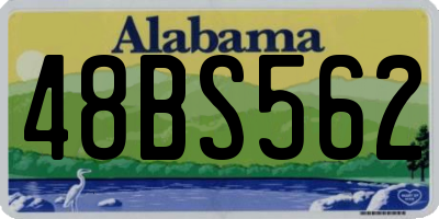 AL license plate 48BS562