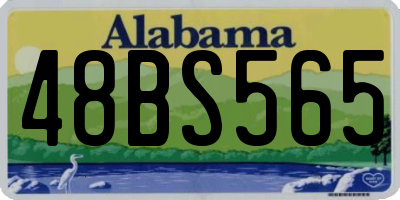 AL license plate 48BS565