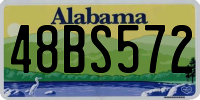 AL license plate 48BS572