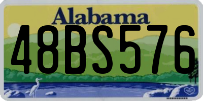 AL license plate 48BS576