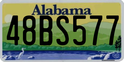 AL license plate 48BS577