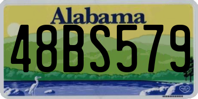 AL license plate 48BS579