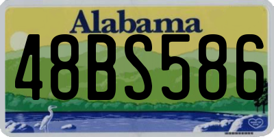 AL license plate 48BS586