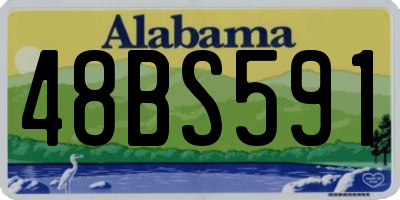 AL license plate 48BS591