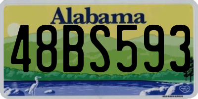 AL license plate 48BS593