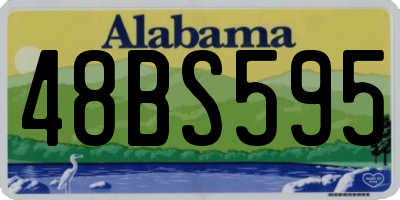 AL license plate 48BS595