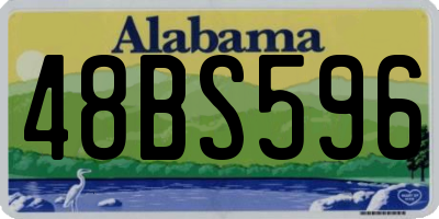 AL license plate 48BS596