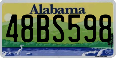 AL license plate 48BS598