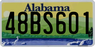 AL license plate 48BS601