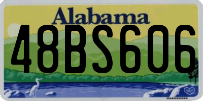 AL license plate 48BS606