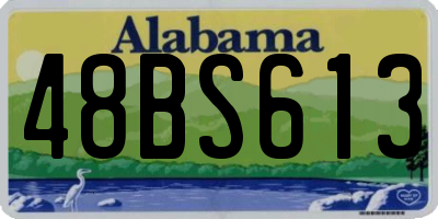 AL license plate 48BS613