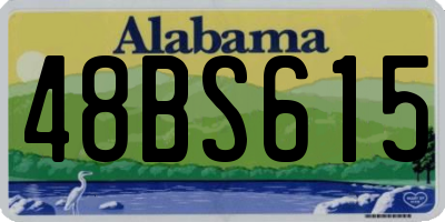 AL license plate 48BS615