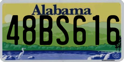 AL license plate 48BS616