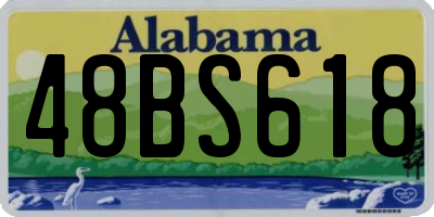 AL license plate 48BS618