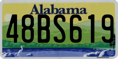 AL license plate 48BS619