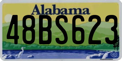 AL license plate 48BS623