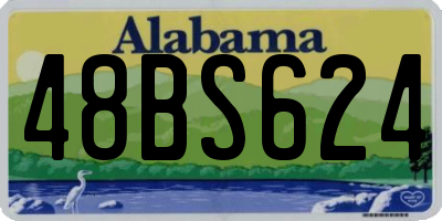 AL license plate 48BS624
