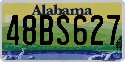 AL license plate 48BS627