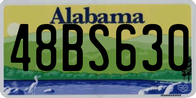 AL license plate 48BS630