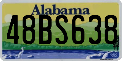 AL license plate 48BS638
