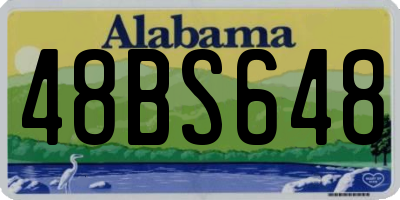 AL license plate 48BS648