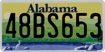 AL license plate 48BS653