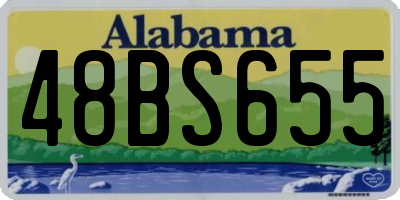 AL license plate 48BS655
