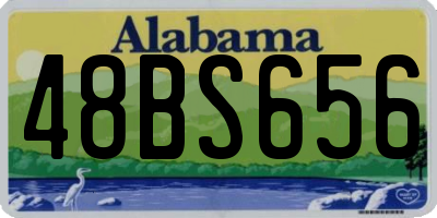AL license plate 48BS656